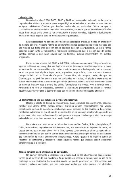 Informe global 2007 - Grupo EspeleoKandil