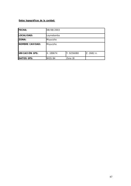 Informe global 2007 - Grupo EspeleoKandil