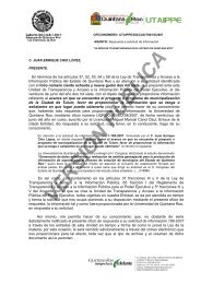 OFICIO DE RESPUESTA EXP 189-2007 - Unidad de Transparencia