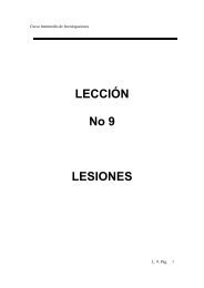 LECCIÓN No 9 LESIONES