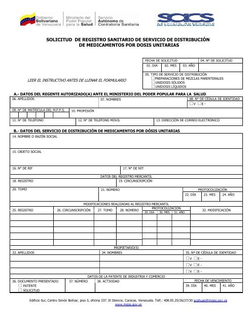 Servicio de Distribución de Medicamentos por Dosis Unitaria