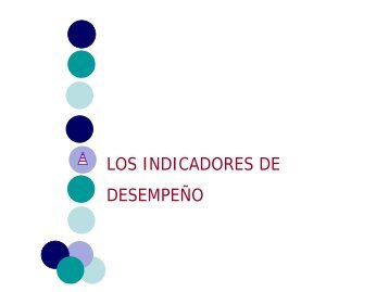 Los indicadores de desempeño