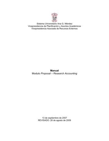 Manual Modulo Proposal – Research Accounting - Sistema ...