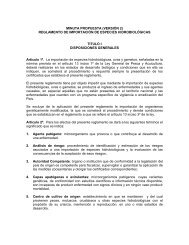 Art. 6 La importación de ovas de especies salmónidas señaladas en ...