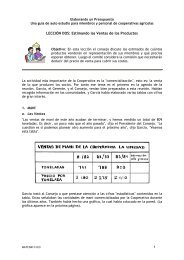 LECCIÓN DOS: Estimando las Ventas de los Productos