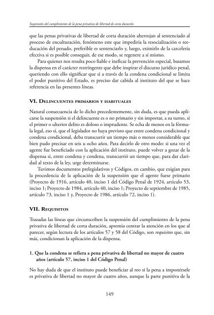 Suspensión del cumplimiento de la pena privativa de libertad de ...