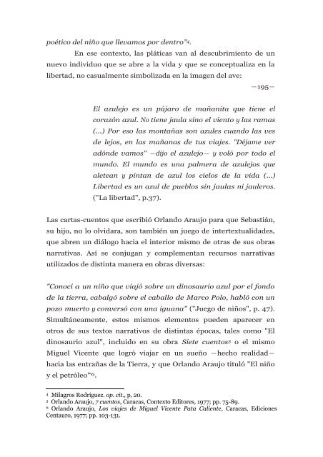 Para no olvidar a Orlando Araujo. En: Gregory Zambrano, La ...