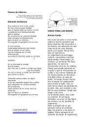 Poema de taberna Eduardo Zambrano ... - RazonEs de SER