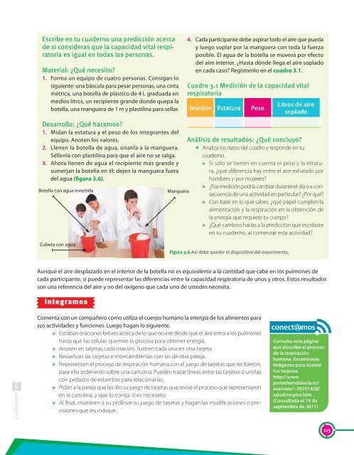 La respiración y su relación con el ambiente y la ... - Secundaria SM