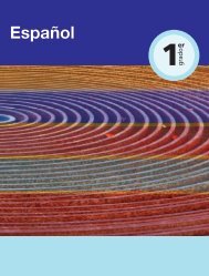 Español. Primer grado - Dirección de Educación Especial