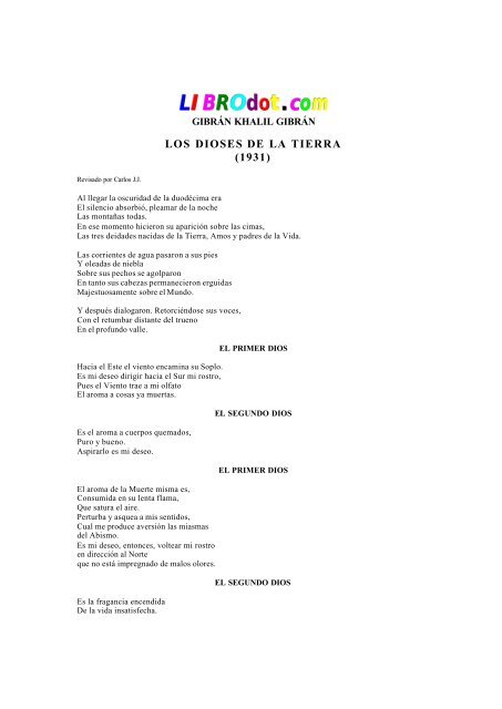 Gibran Khalil Gibran - Los Dioses de la Tierra.pdf