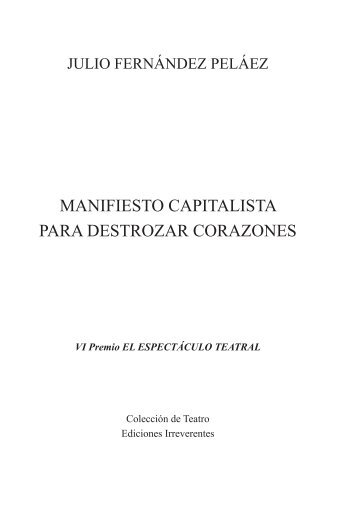 manifiesto capitalista para destrozar corazones - Noticias Irreverentes