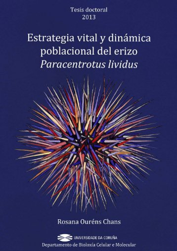 Estrategia vital y dinámica poblacional del erizo Paracentrotus lividus