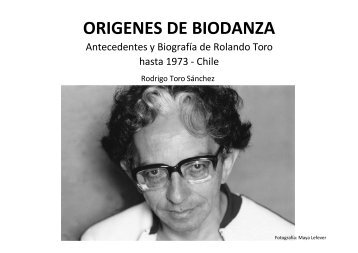 ORIGENES DE BIODANZA