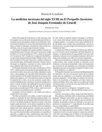 La medicina mexicana del siglo XVIII en El ... - E-journal - UNAM