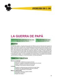 LA GUERRA DE PAPÁ - Anexo - Aprendiendo con el cine europeo