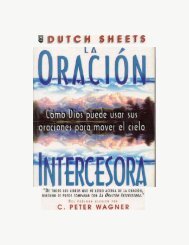 La oración intercesora (Peter Wagner) - Recursos del libertador