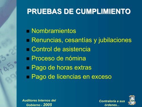 PERSONAL Y DEMANDAS - Oficina del Contralor