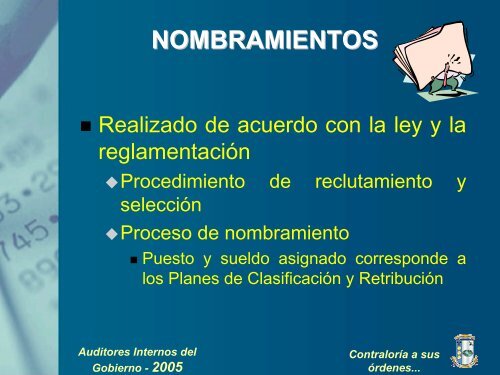 PERSONAL Y DEMANDAS - Oficina del Contralor