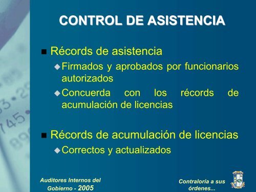 PERSONAL Y DEMANDAS - Oficina del Contralor