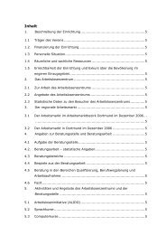 Jahresbericht 2006 pdf - Arbeitslosenzentrum Dortmund ev