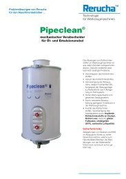 Pipeclean® - Rerucha™ GmbH