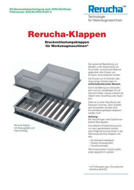 Rerucha-Klappen - Rerucha™ GmbH