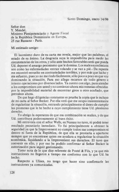 Epistolario del Presidente Ulises Heureaux - BAGN