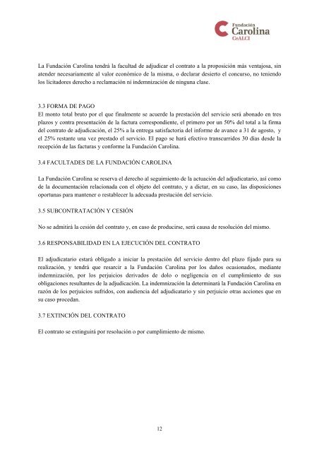 pliego de condiciones técnicas y jurídicas para la contratación de un ...