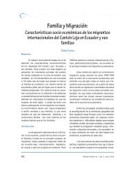 Familia y Migración: Características socio ... - Revista Fuente