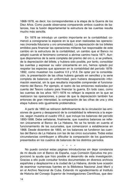 La banca de emisión en Cuba (1856-1898 - Consejo Superior de ...