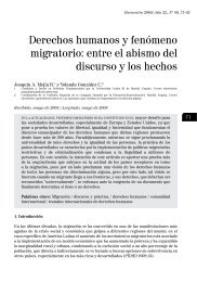 Derechos humanos y fenómeno migratorio: entre el abismo del ...