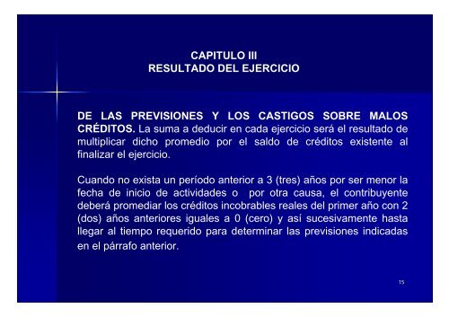 ley 125/91, modificada por la ley 2421/04 rentas de actividades ...