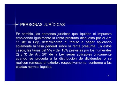 ley 125/91, modificada por la ley 2421/04 rentas de actividades ...