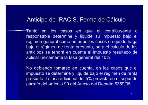 ley 125/91, modificada por la ley 2421/04 rentas de actividades ...