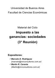 Ganancias Sociedades - Aspectos tecnicos - MR Consultores