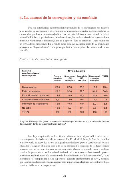 La corrupción y su freno. Ciudadanía, instituciones y normas