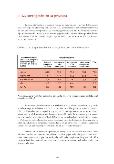 La corrupción y su freno. Ciudadanía, instituciones y normas