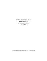 INFORME DE AUDITORÍA M-04-19 28 de noviembre de 2003 ...