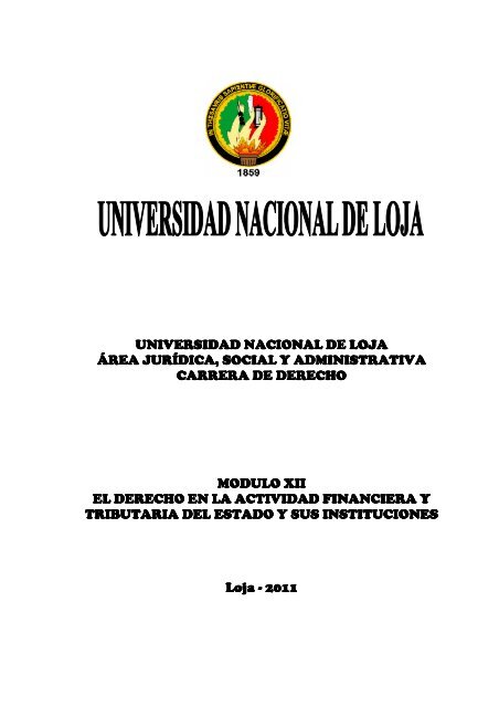 El Derecho en la Actividad Financiera y Tributaria del Estado y sus ...