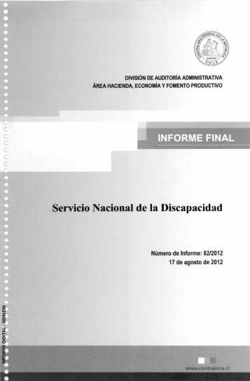 ver enlace - Servicio Nacional de la Discapacidad