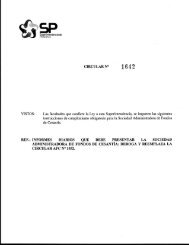 Circular N° 1642 - Superintendencia de Pensiones