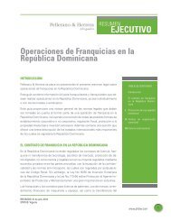 Operaciones de Franquicias en la República Dominicana