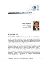 Franquicias tributarias de zonas extremas - Centro de Estudios ...