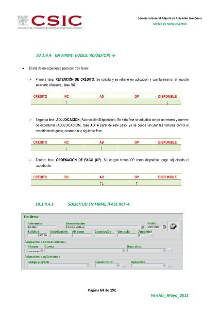 Manual de usuario - Ejercicios SAICI