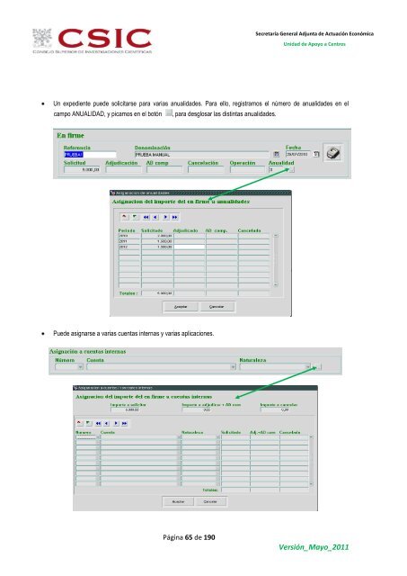 Manual de usuario - Ejercicios SAICI