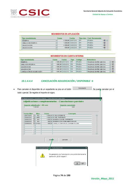 Manual de usuario - Ejercicios SAICI