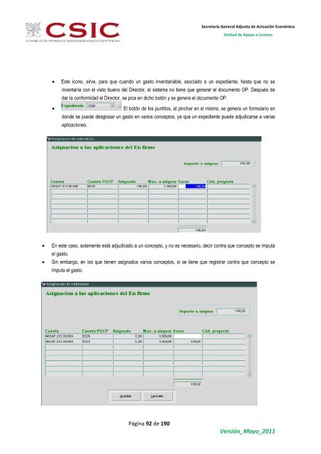 Manual de usuario - Ejercicios SAICI