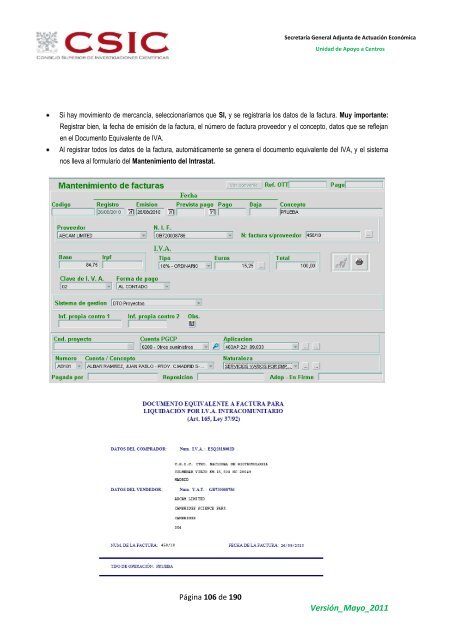 Manual de usuario - Ejercicios SAICI