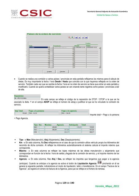 Manual de usuario - Ejercicios SAICI